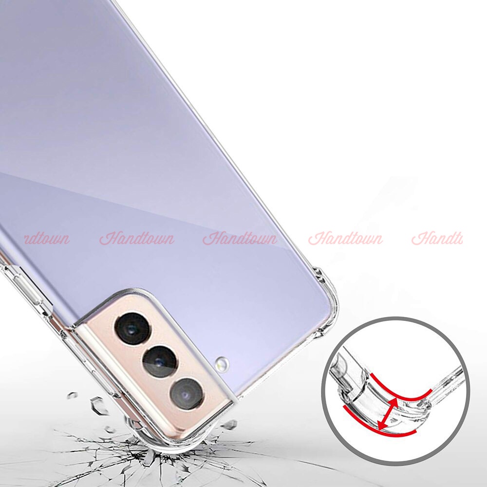 Ốp Lưng Samsung Galaxy S22 / S22+ / S22 Ultra 5G TPU Silicon Dẻo Trong Suốt Chống Sốc Bảo Vệ Máy Cao Cấp Handtown