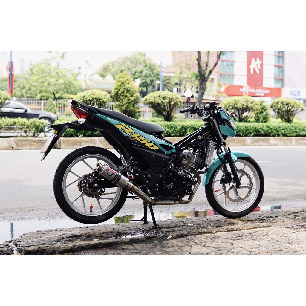 Fullset WRX Satria / Raider FI 68zz - GP R1 và cổ pô K200 35/51mm