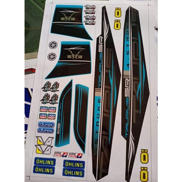 Tem rời dán xe taurus
