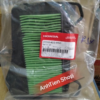 Lọc Gió Wave RSX Fi (2014- 2019) chính hãng HONDA