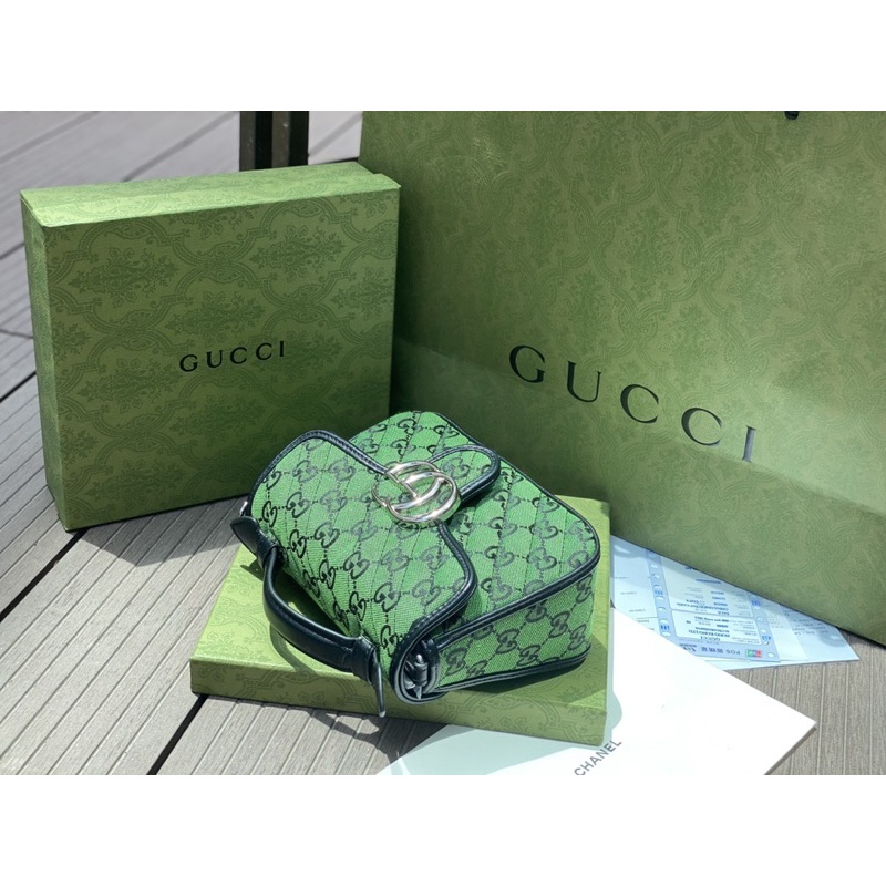 Túi guci size21cm fullbox mầu xanh lạ bắt mắt