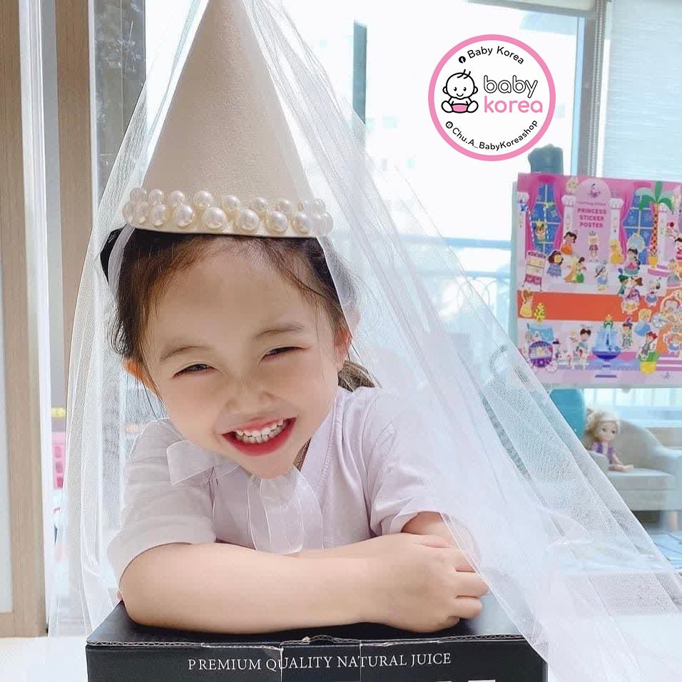 Mũ trang trí sinh nhật cho bé phong cách Hàn Quốc cực xinh HANDMADE MADE IN KOREA