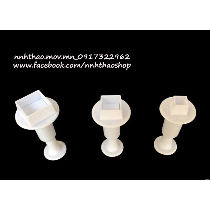 Bộ khuôn nhấn hình vuông cho đất sét