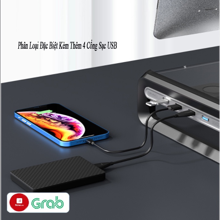 Kệ Để Máy Tính Thông Minh, Kệ Máy Tính Decor bàn Làm Việc.