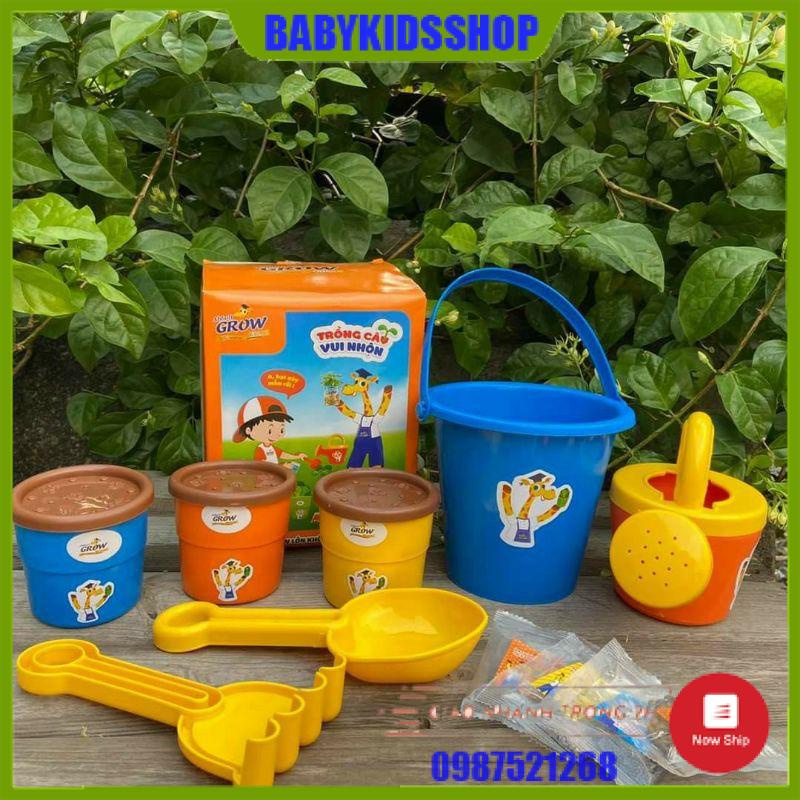 Bộ trồng cây vui nhộn - Quà tặng từ Grow