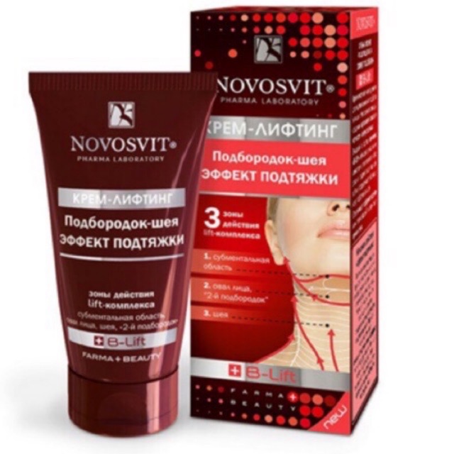 Kem Nâng Cằm Cổ Ngực Novosvit Nga 50ml
