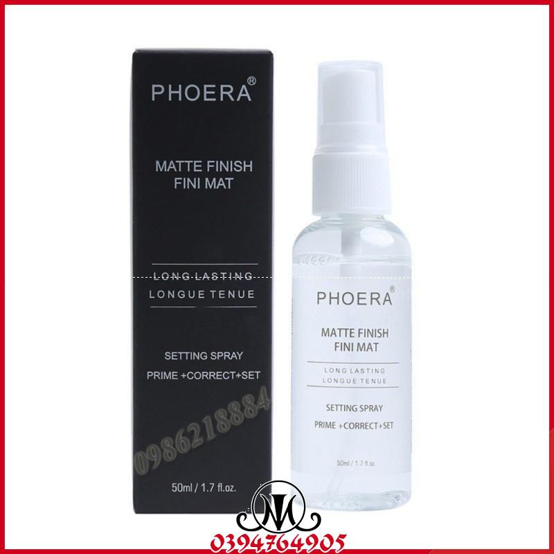 Xịt cố định lớp trang điểm PHOERA dưỡng ẩm kiềm dầu MO23 | BigBuy360 - bigbuy360.vn