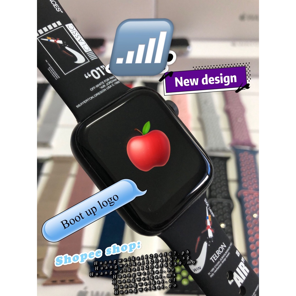 Đồng hồ thông minh series 7/6 pro 2021 watch7 nút xoay 1.75 toàn màn hình kết nối bluetooth chống thấm nước độc đáo