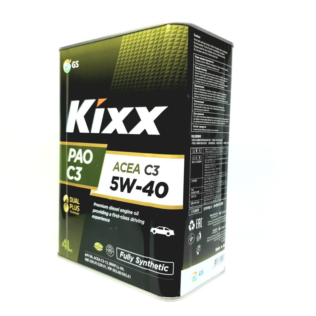 Dầu nhớt KIXX PAO C3 5w-40
