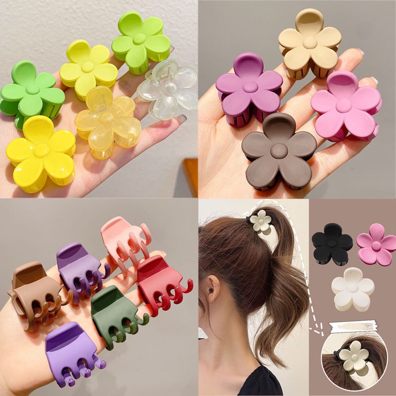 Kẹp Tóc Càng Cua Hình Hoa Nhỏ Thời Trang Hàn Quốc