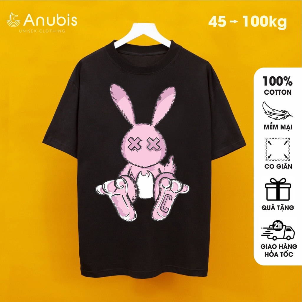 Áo Thun Unisex Thỏ Hồng Cute Anubis Store