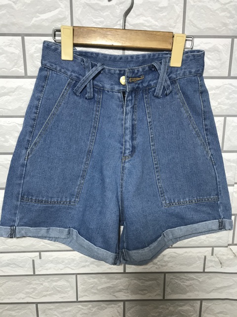 QUẦN SHORT JEAN CẠP CAO ỐNG RỘNG | BigBuy360 - bigbuy360.vn