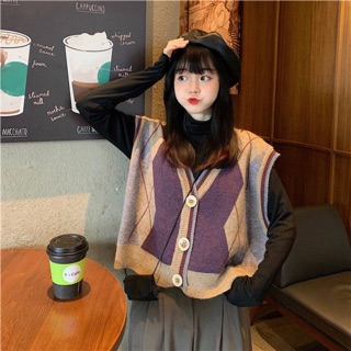 Set gile áo len ulzzang
