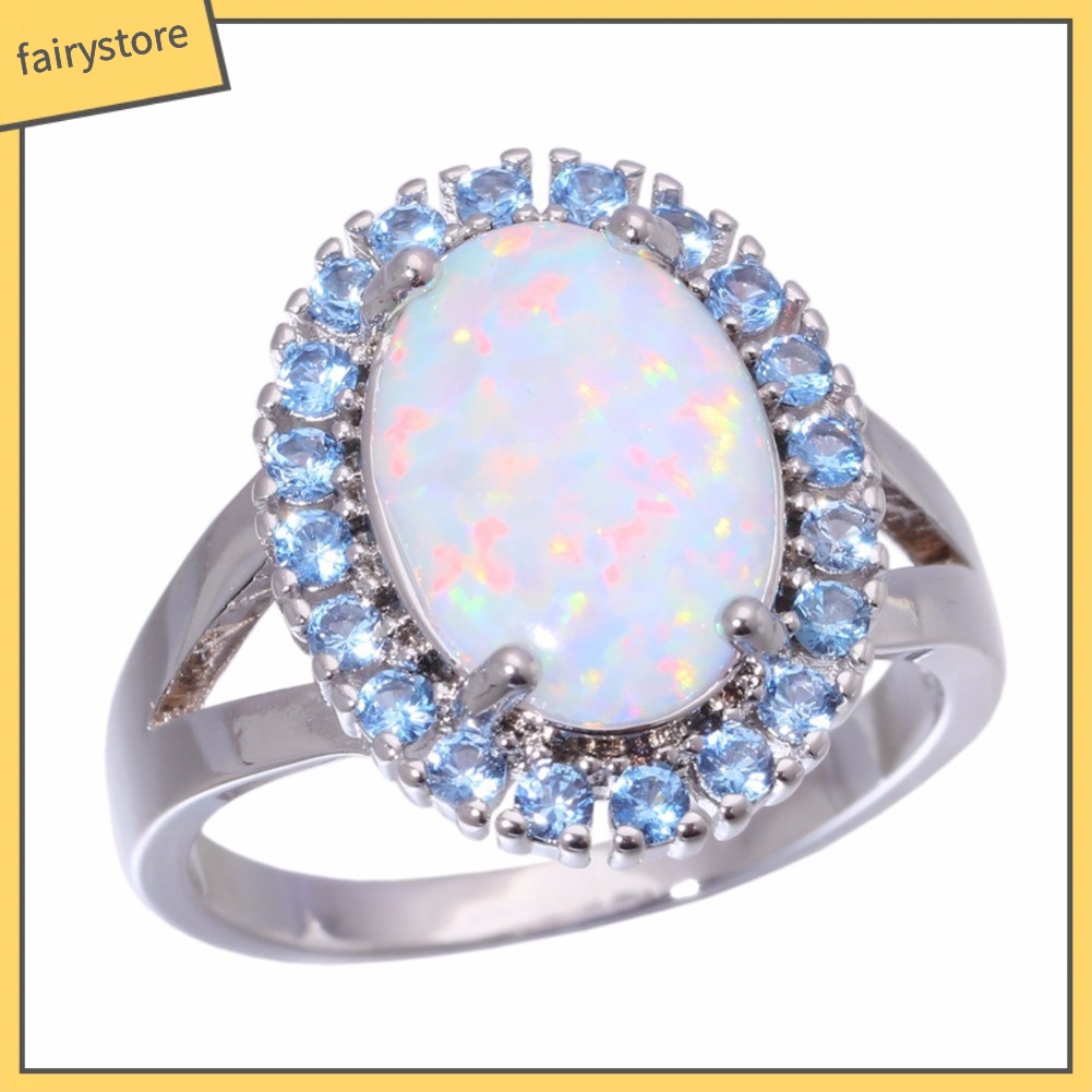 Nhẫn Đính Đá Mắt Mèo Giả Thời Trang Nữ Tính