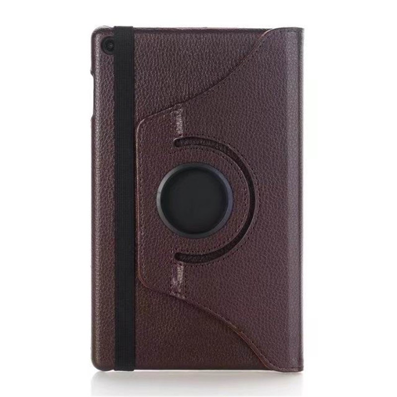 For Amazon Kindle Fire HD 8 2016/2017+Stylus Pen 360 Degree Rotate Stand Leather Tablet Case Cover