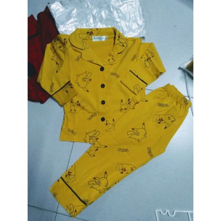 Bộ pyjama cotton cho bé Lenakids size 2-9