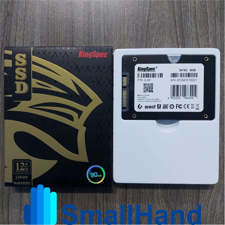 SSD KingSpec 90GB – Ổ cứng SSD Chính Hãng KingSpec – Bảo hành 3 năm – Tặng cáp dữ liệu Sata 3.0