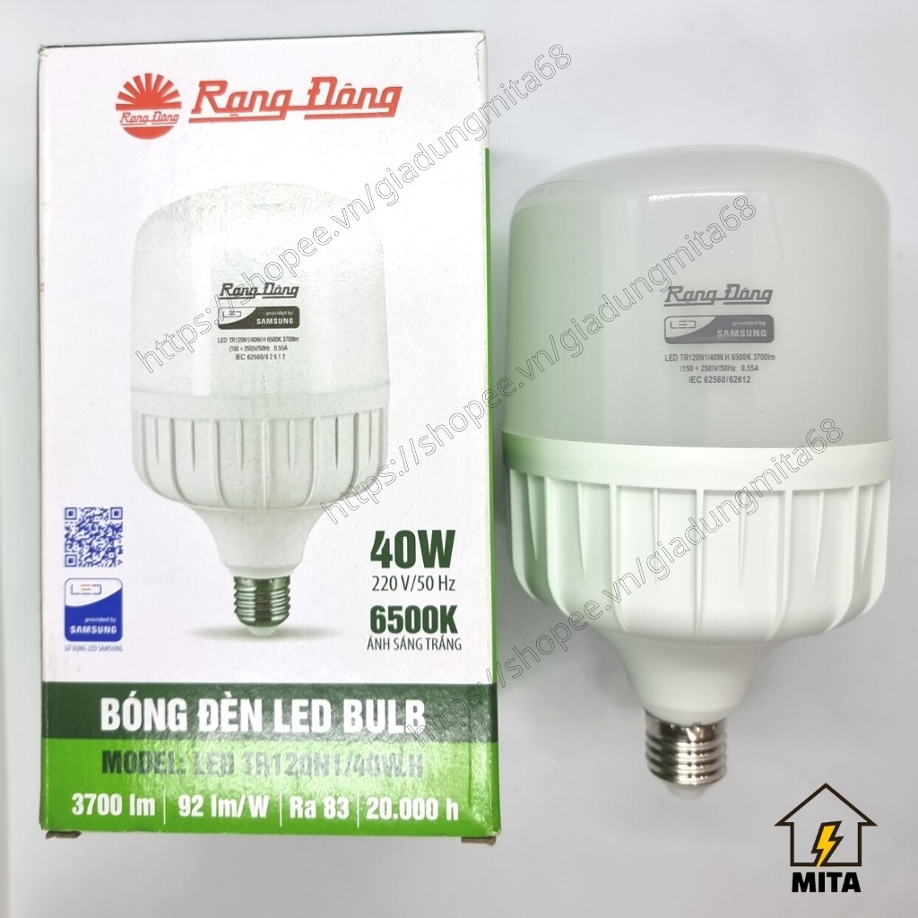 Bóng LED Rạng Đông, ChipLED SAMSUNG, 30W-40W-50W-80W - MITA