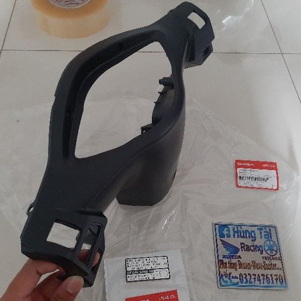 Bộ 6 ốp nhựa nhám đen xe WAVE A, RS, S100 zin honda