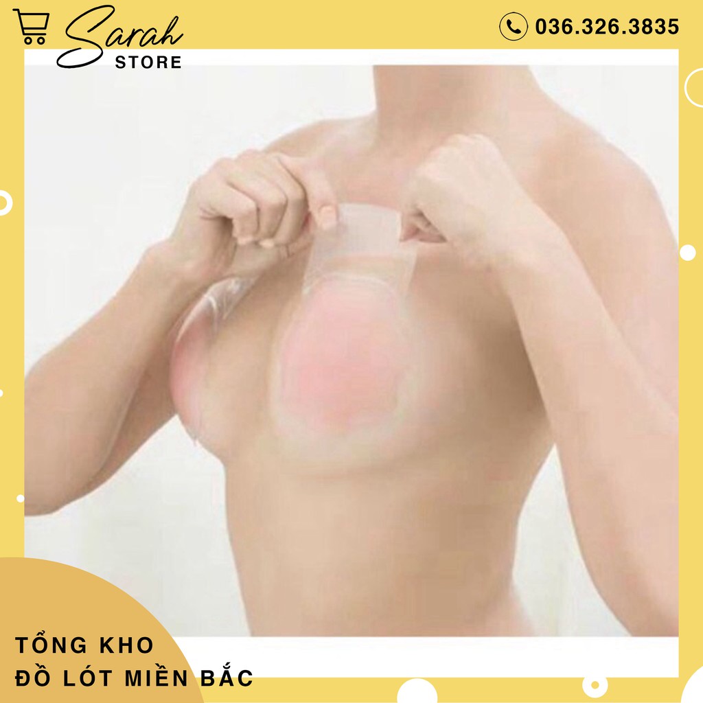 Set 2 Miếng Dán Nâng Ngực silicon Hình Hoa Chống Chảy Xệ 881