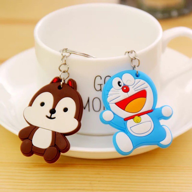 20 Móc Khóa Hoạt Hình 3D Dễ Thương