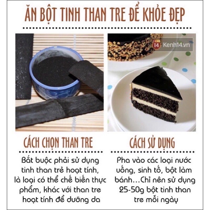Bột tinh than tre 100gr