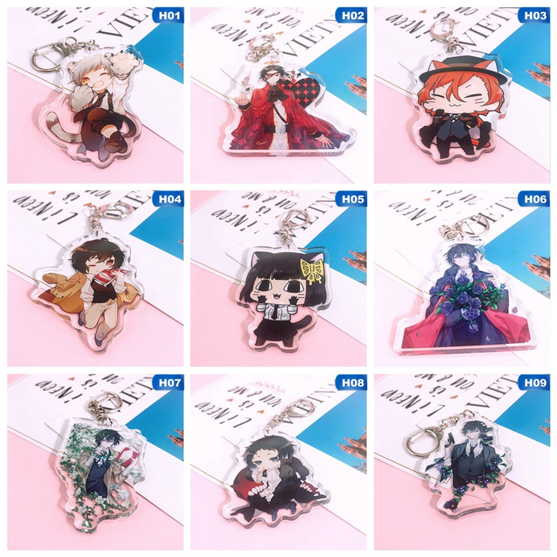 Móc Khóa Anime Bungo Stray Dogs Atsushi Dazai Kakutagawa