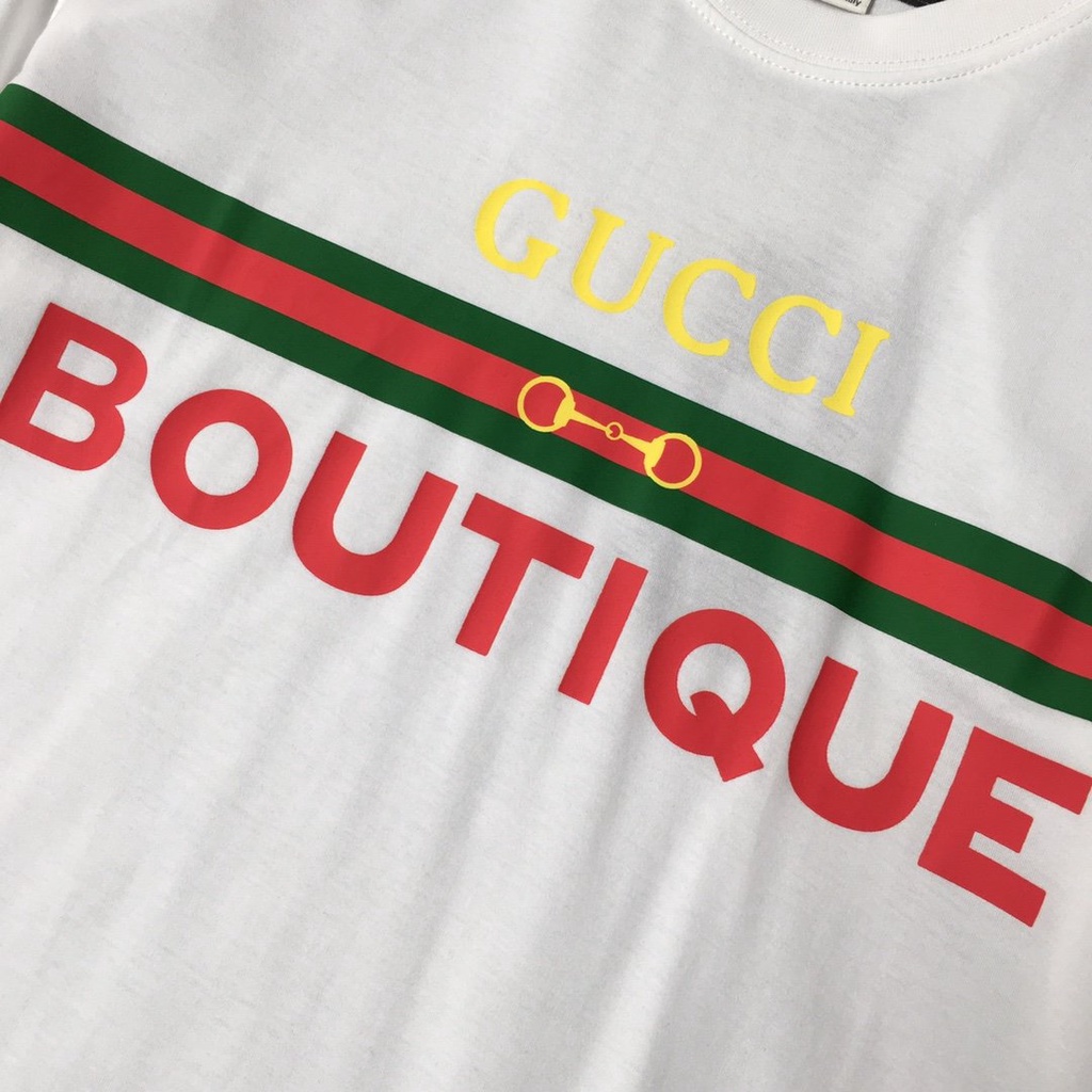 Áo Thun Gucci Trắng Ngắn Tay 2021 Size M-3Xl 001280