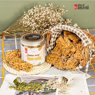 Bánh Ngói Hạnh Nhân Gạch Đỏ 250g Không Đường, Không Tinh Bột, 100% Từ hạt