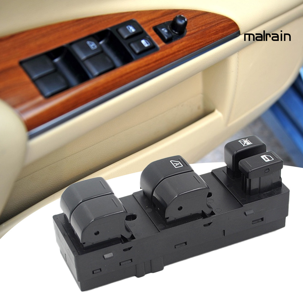 MR- Lifter Window Control Smooth Surface High Sensitivity ABS Front Left Power Window Switch 25401-ZN40C for Nissan Altima 2007-2012