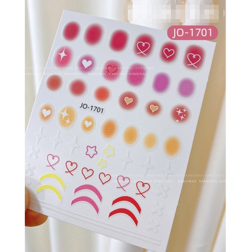 Sticker trang trí nail