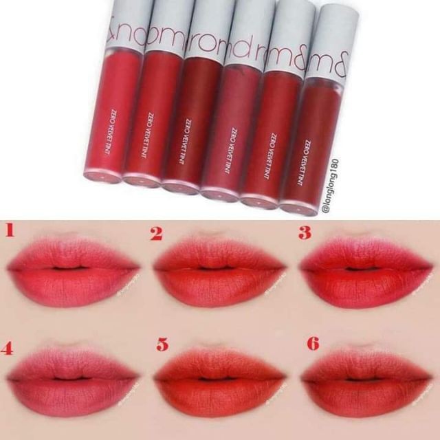 Son kem lì Romand Zero Velvet Tint | BigBuy360 - bigbuy360.vn