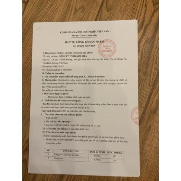 BPI BULK MUSCLE XL - SỮA TĂNG CÂN, TĂNG CƠ GIÀU PROTEIN (15 LBS) | BigBuy360 - bigbuy360.vn