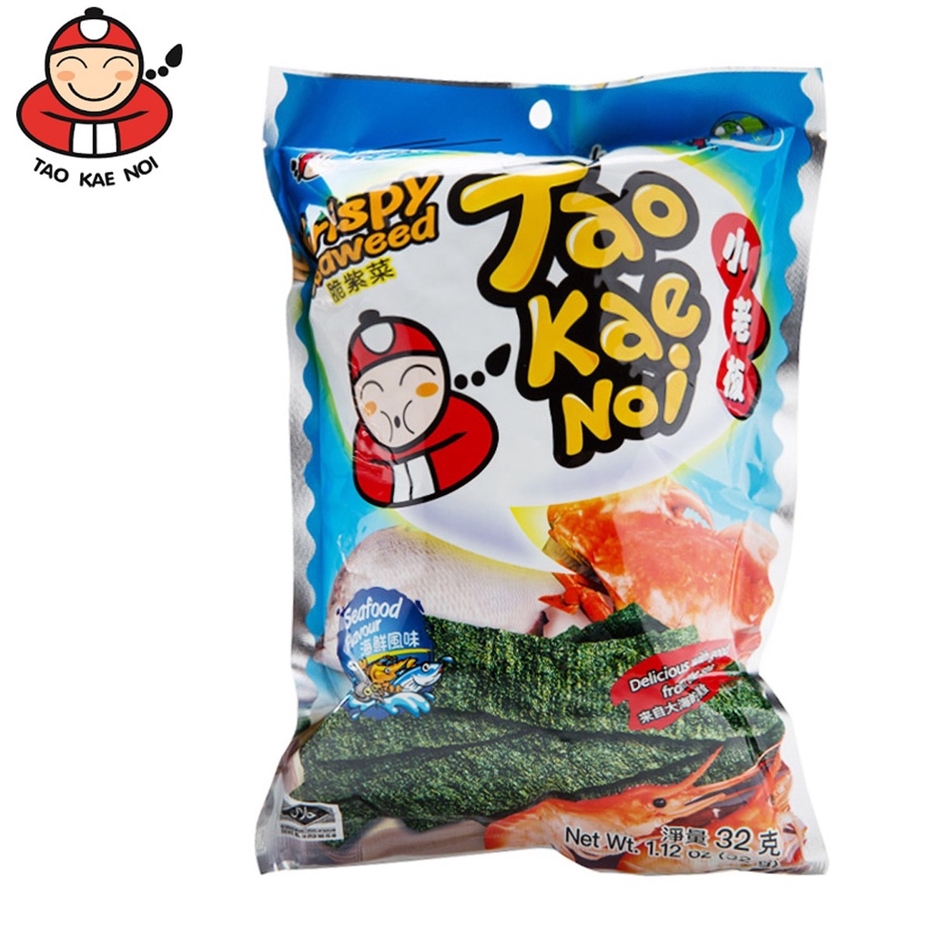 SNACK RONG BIỂN TAO KAE NOI - ĐỦ VỊ 32 GRAM