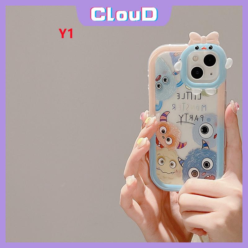 Ốp Điện Thoại Tpu Mềm Chống Sốc Hình Quái Vật 3D Cho IPhone 11 13 14 12 Pro MAX 7 8 14 Plus 6 6s 7 Plus XR X XS MAX SE 2020