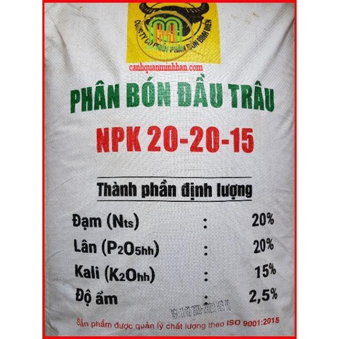 Phân 3 màu NPK 20-20-15 ra hoa đậu trái đầu trâu Bình Điền 1kg