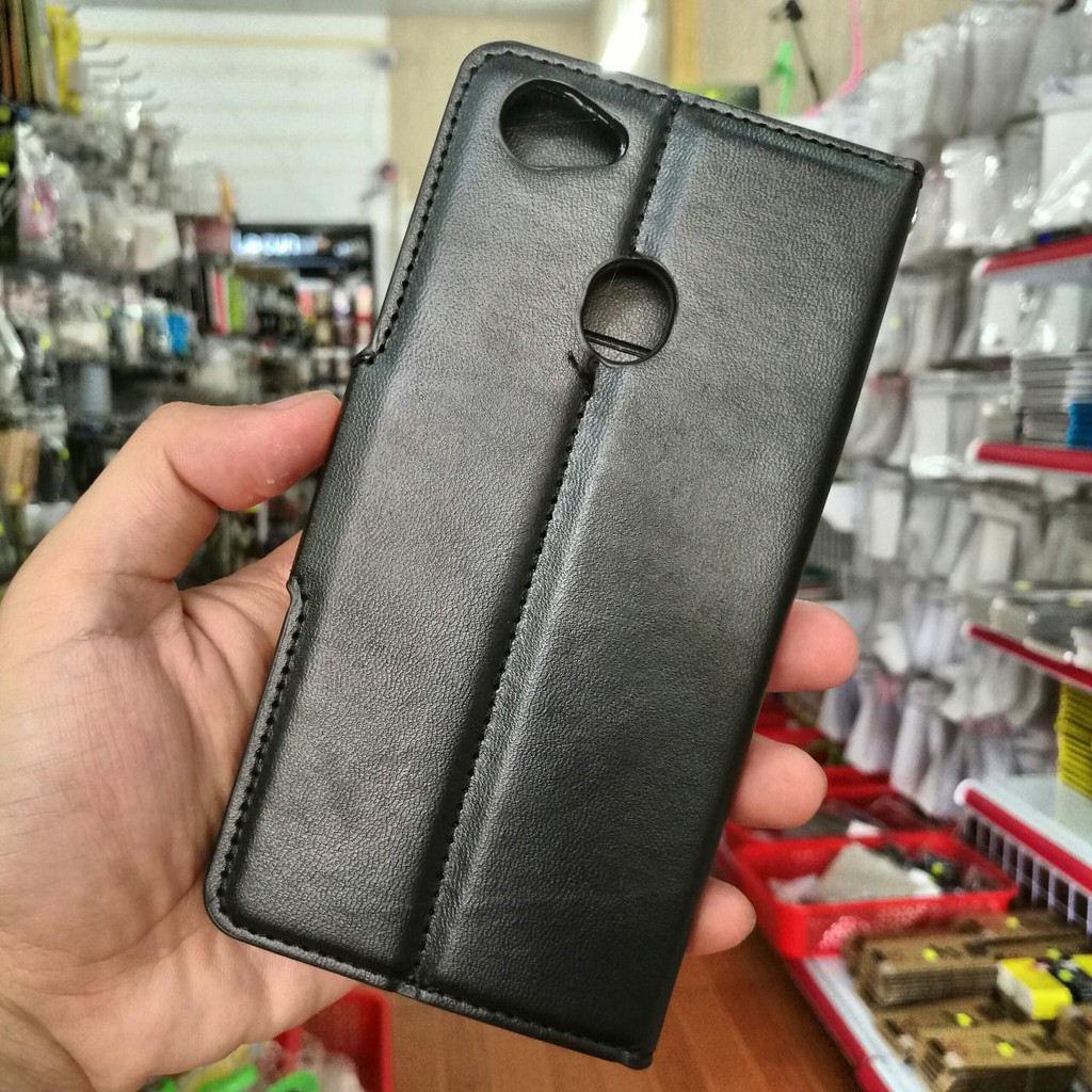 Bao Da Oppo F7 Hiệu Dada Màu Đen | BigBuy360 - bigbuy360.vn