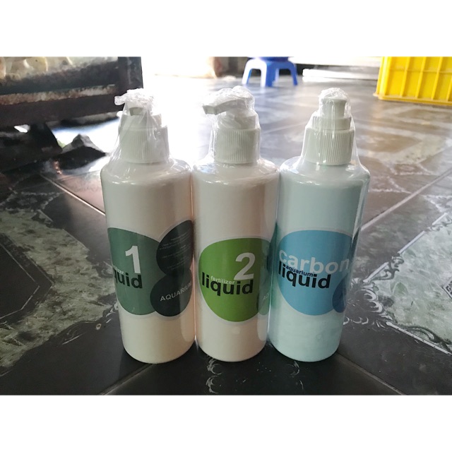COMBO 3 CHAI DINH DƯỠNG CHO CÂY THỦY SINH LIQUID 1 LIQUI 2 VÀ CARBON LIQUID