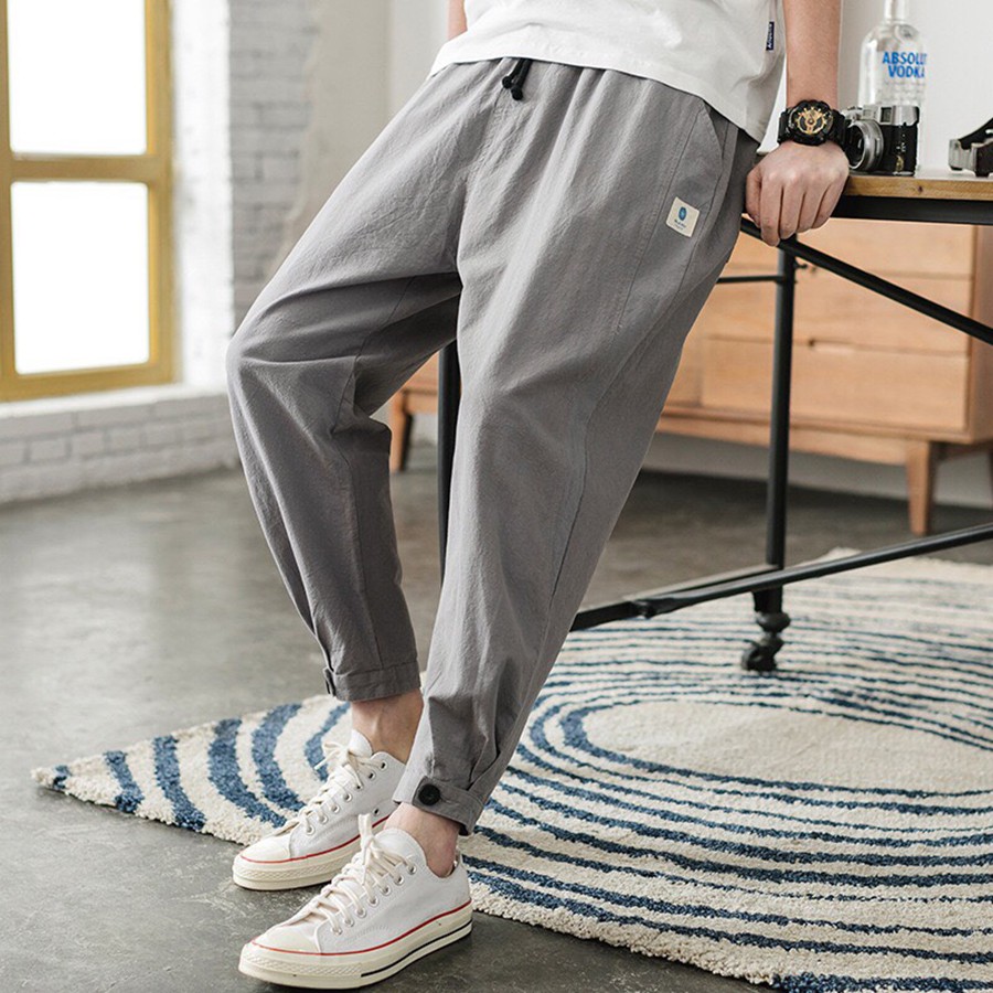 Quần Jogger Đũi Ống Cúc Unisex KAT