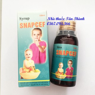 SNAPCEF SYRUP - KẼM CHO BÉ LỌ 100ML