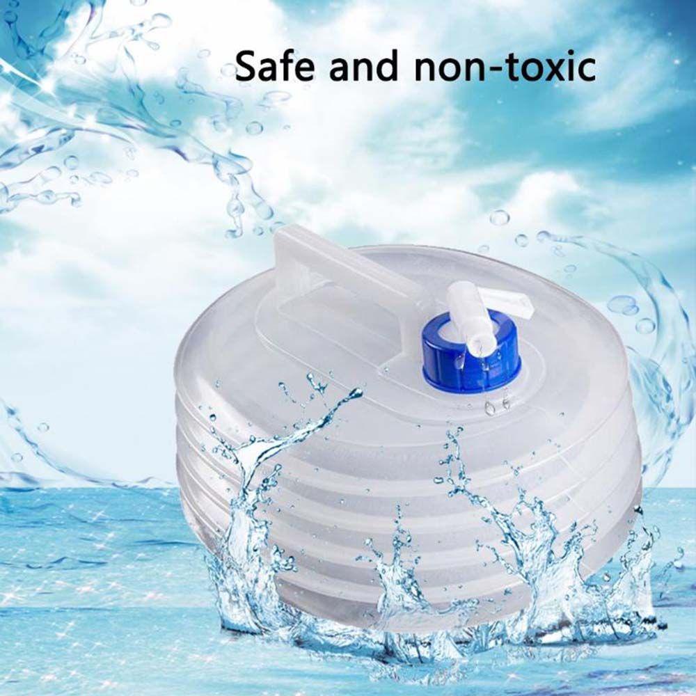 Xô Nước Bằng Nhựa Dung Tích 3L Có Thể Gấp Gọn Tiện Dụng Mang Theo Du Lịch Dã Ngoại