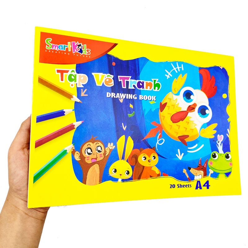 Vở vẽ A4 Smartkids SK-SB1001 - 20 tờ (210x297mm)