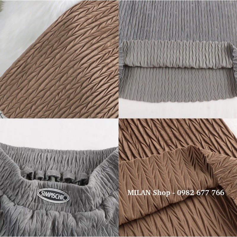 Chân váy nhung dài chất mới | BigBuy360 - bigbuy360.vn