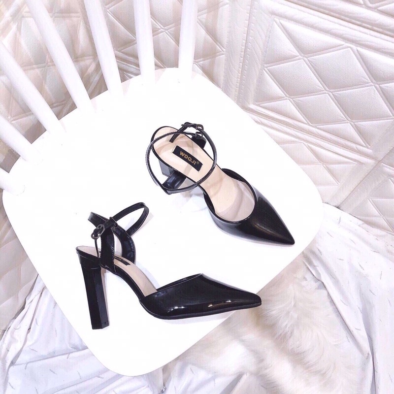 GIÀY SANDAL CAO GÓT CÔNG SỞ GÓT THANH 8p XUẤT HÀN RẤT ĐẸP-Giá tại xưởng