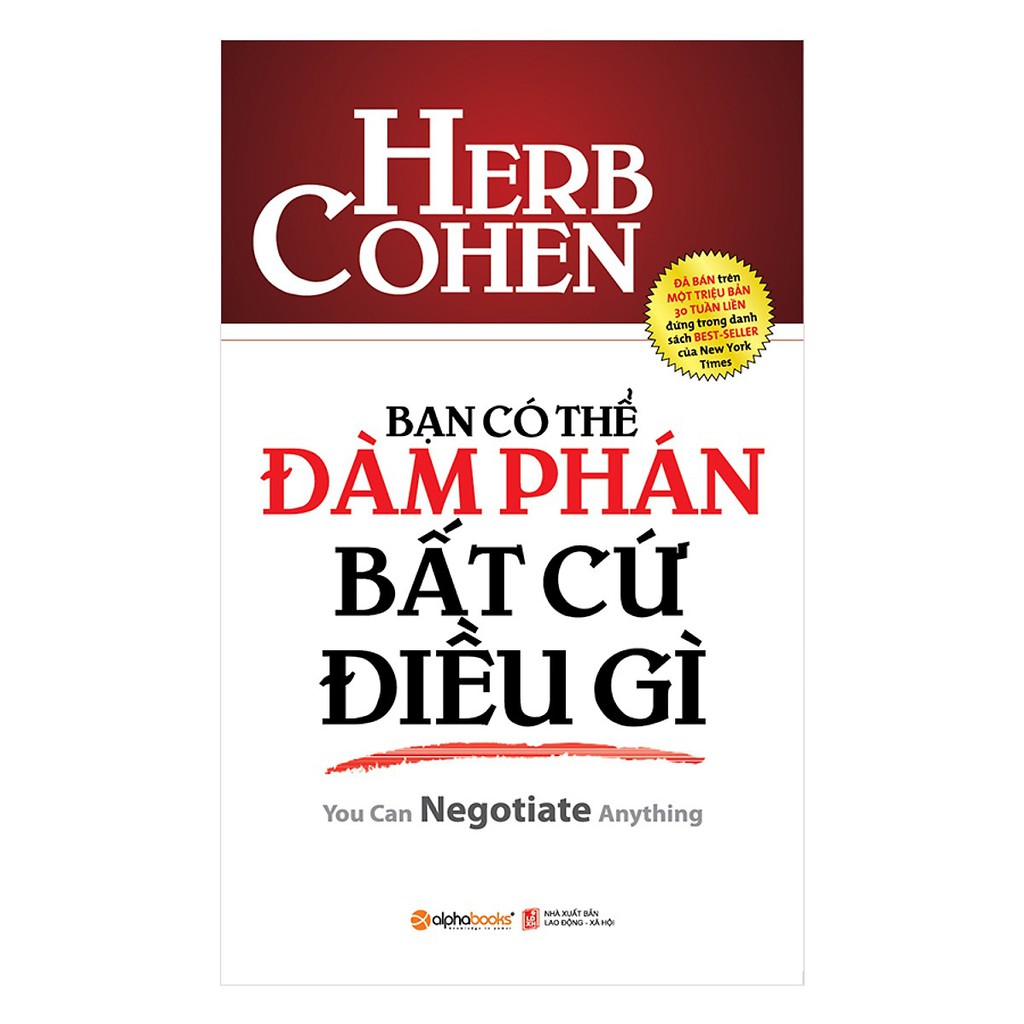 Sách - Bạn Có Thể Đàm Phán Bất Cứ Điều Gì (Tái Bản 2018) | BigBuy360 - bigbuy360.vn