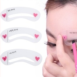 Set 3 Khuôn Kẻ Chân Mày Phong Cách Hàn Quốc, Thái Lan Xixi Tiện Dụng m