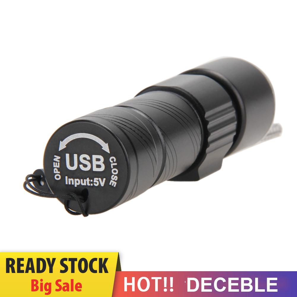 Đèn Pin Led Cree 800lm Chống Thấm Nước Có Thể Sạc Lại Bằng Cổng Usb