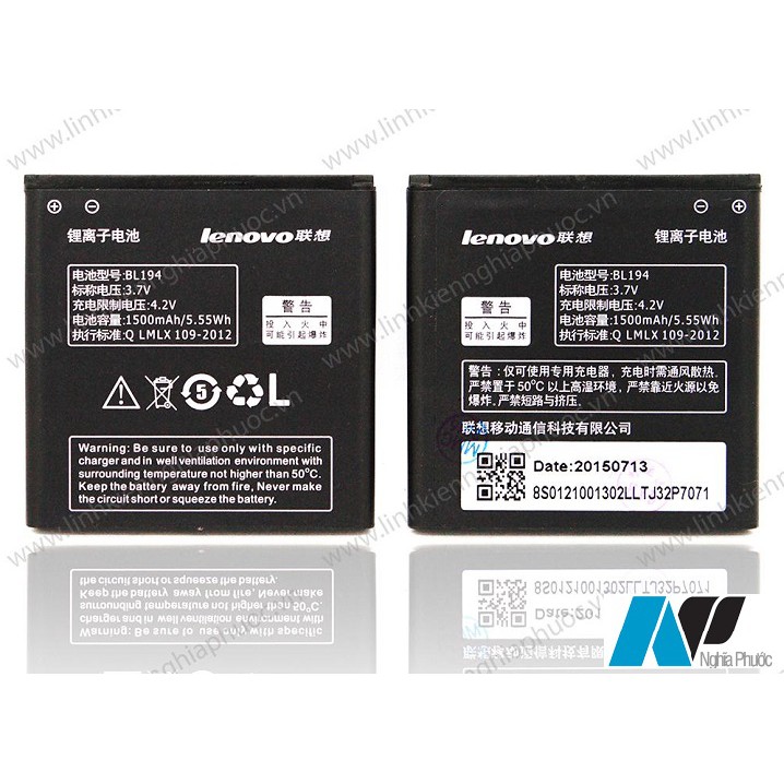 Pin Lenovo BL-194/ A690/ A530/ A520/ A370/ A660/ A228