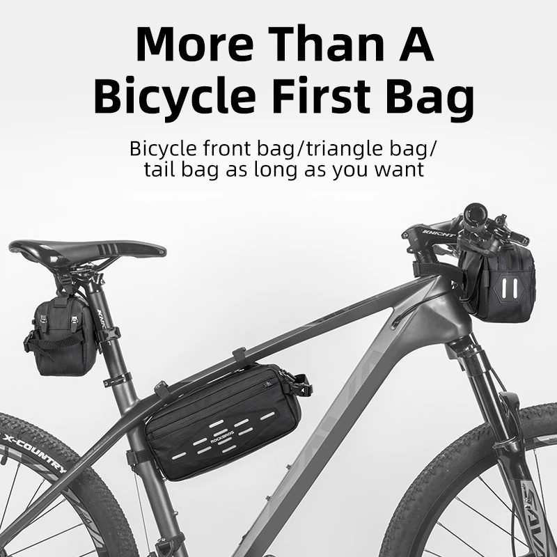 ROCKBROS Bicycle Front Basket Handlebar Bag Outdoor