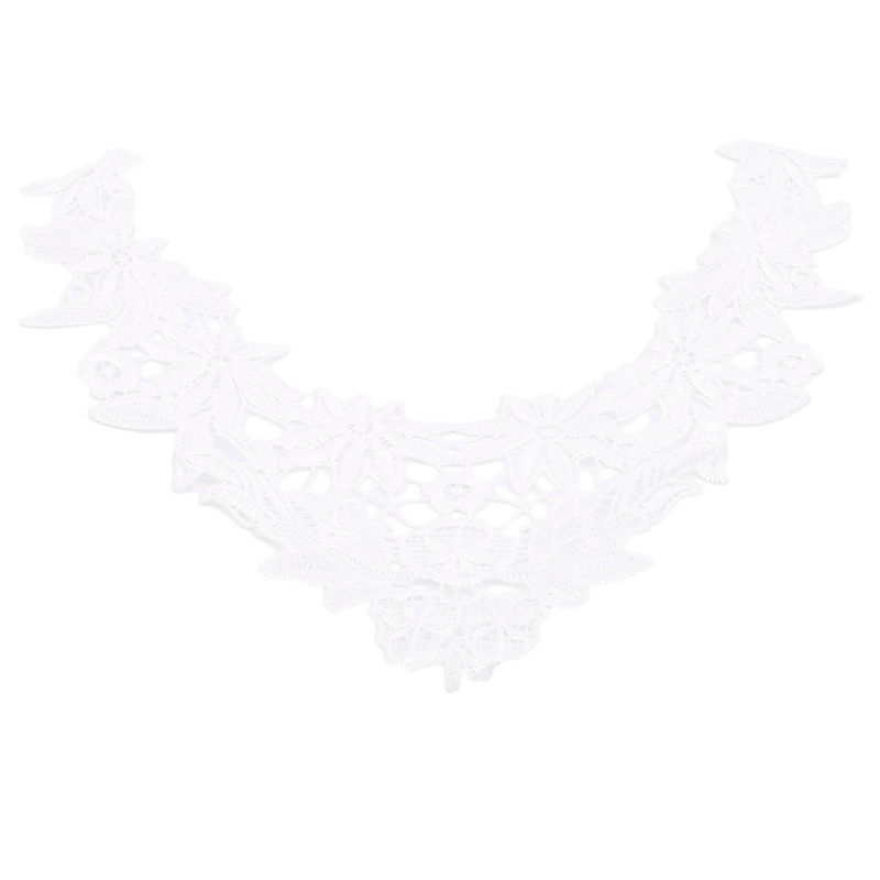 Ladies Fashion Artificial Lace Collar Applique Applique Garment Embroidery Polyester Silk Collar Flower